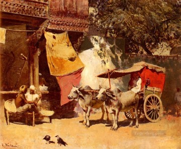 Árabe Painting - Un indio gharry árabe Edwin Lord Weeks